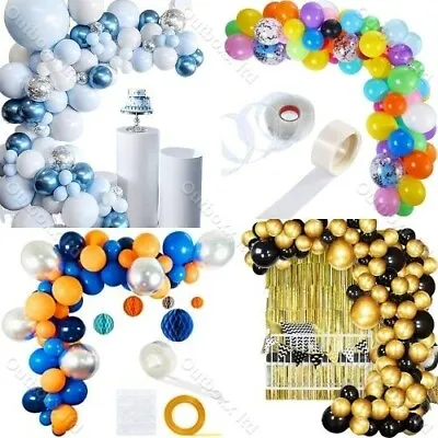 Arch Balloons Pearl Chrome Pastel Latex Garland Birthday Wedding Party Balloons • £5.65