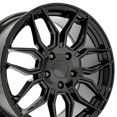 Black 18 Inch Wheel Fit Firebird Camaro C4 Corvette - C8 Z06 Style Rim • $338.33