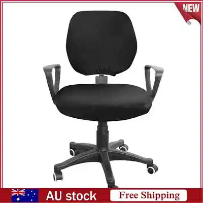 $11.69 • Buy Spandex Stretch Computer Chair Cover Home Office Chairs Seat Case (Black)