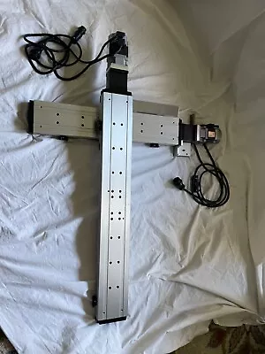 Parker X-Y Axis Linear Stage With  Omron AC Servo Motor R88M-G20030L-Bs2 • $1275