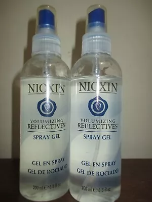 2x Nioxin Spray Gel Volumizing Reflectives 6.8 Oz • $59