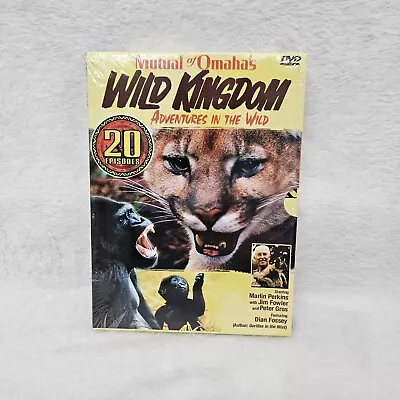 NEW Mutual Of Omaha's WILD KINGDOM Adventures In The Wild DVD 3-Disc Set Sealed • $22.99