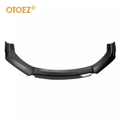 4pcs Universal Front Bumper Spoiler Body Kit Splitter Protector Black Lip 72  • $39.98