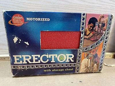 Gilbert Erector Set Mark 30 Motorized 31103 Original Box W/ Instructions • $12