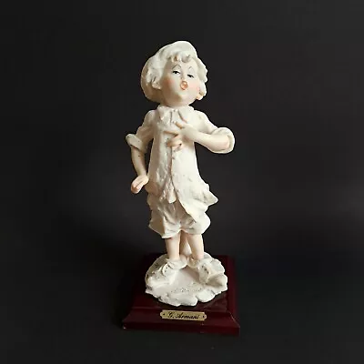 Giuseppe Armani Figurine Vintage Capodimonte Singing Boy Florence Music Figurine • $39