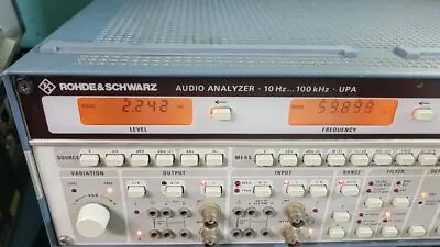 $1890 • Buy Rohde & Schwarz UPA Audio Analyzer, 4 Option