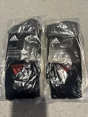 2 Pairs Adidas Tour 360 Crew Socks US 11-14 Brand New Black • $34