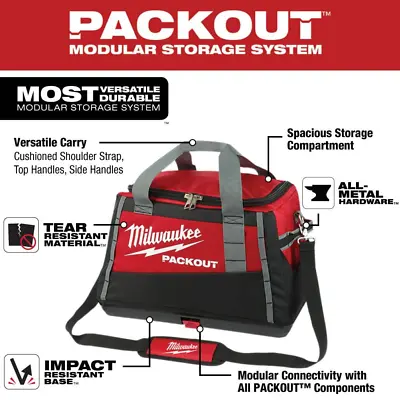 Milwaukee 20 In. PACKOUT Tool Bag • $98.53