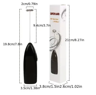 Little Whipper Milk Frother With Batteries - Black • $9.99