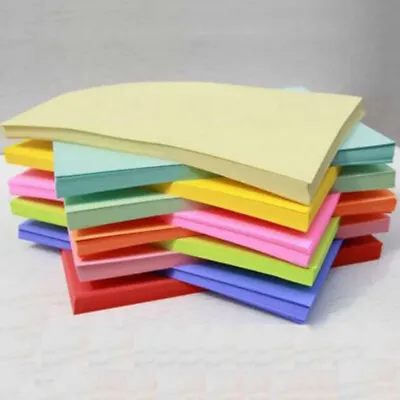 A4 Coloured Card Sheets Paper Arts Cardstock Colour 260 UK Activity Sugar Craft • £1.19