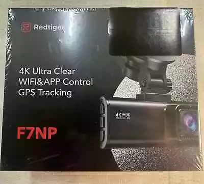 Redtiger F7NP 4K Resolution Ultra Clear Dash Cam + GPS Tracking - Factory Sealed • $76.99