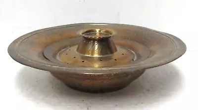 Vintage Middle Eastern Metal Hand Wash Bowl 15  X 15  X 5  • $120