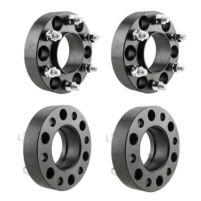 4X 1.5  6x135 Black Hubcentric Wheel Spacers 14X2.0 For 2004-2014 Ford F-150 • $80.99