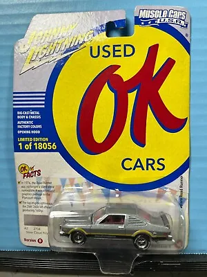 1/64 Johnny Lightning Ok Used Cars 1976 Plymouth Volare Road Runner Silver • $8