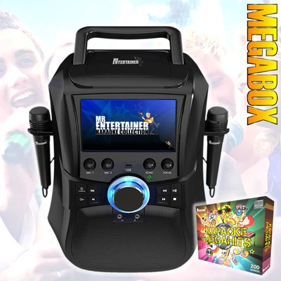 £169.99 • Buy Karaoke Machine With Screen CDG/DVD/MP3G/PORTABLE. Mr Entertainer Megabox
