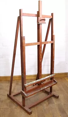 Vintage Adjustable Artists Freestanding Artists Studio Easel - Display Easel • £195