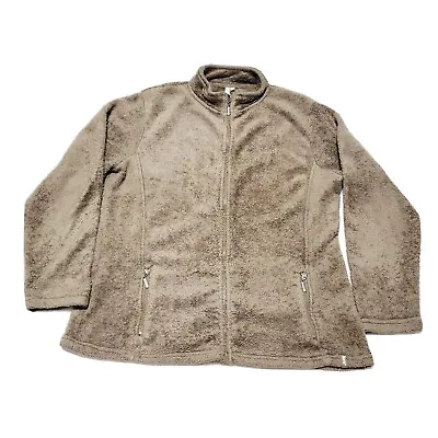JEEP Fleece Zip Up Jacket Fuzzy Coat Men’s Size XXL Automotive Workwear Outdoor • $29.99