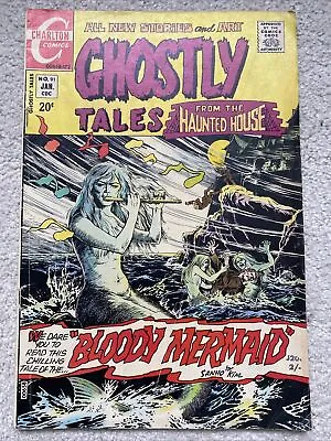 Ghostly Tales-From The Haunted House #91 (Charlton Comics 1972) • £10