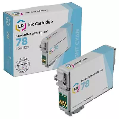 LD T078520 78 Light Cyan Ink Cartridge For Epson #78 R280 R380 RX580 RX595 RX680 • $6.99