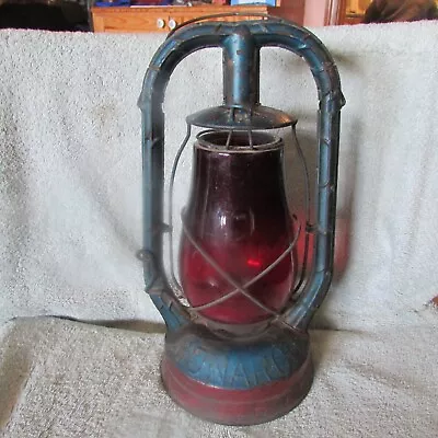 Vintage Monarch Dietz Barn Lantern - Blue/Red - New York • $5