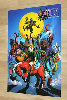 2000 Nintendo 64 The Legend Of Zelda Majora's Mask / Pokemon Poster 44x30cm • $80.98