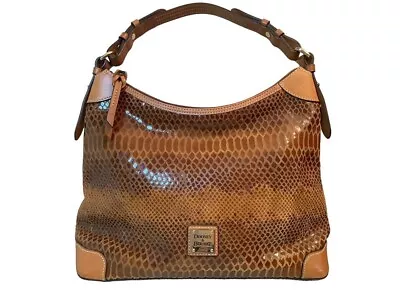 Dooney & Bourke Erica Snakeskin Shoulder Bag And Wristlet Set • $85