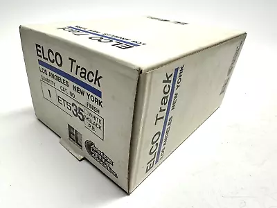 VINTAGE NOS Elco Track ET535 Black Lighting Track Light Fixture • $38.99