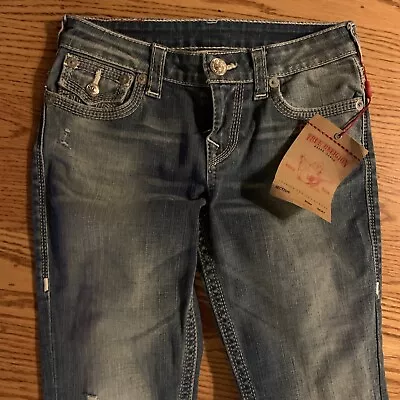True Religion GIRLS BILLY Jeans Big Girl's Youth Size 14 Brand New With Tags • $26.99