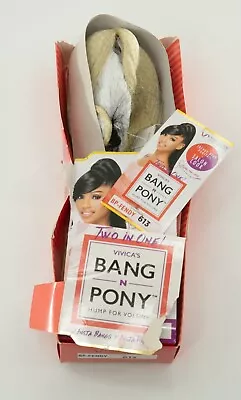 BP-FENDY - VIVICA A FOX SYNTHETIC PONYTAIL TWO IN ONE BANG N PONY Color 613 • $15.50