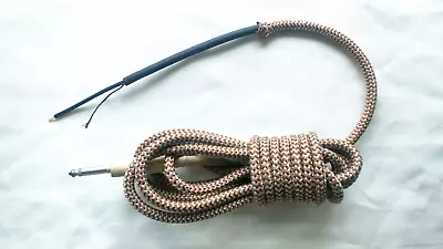 Vintage Hammond Organ 12' Woven Cloth Covered Cable From M3 • $24.99