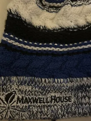 Maxwell House Coffee Knit Cap Winter Beanie Hat Promotional Sport-Tek Unisex • $24.65