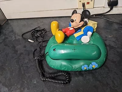 Vintage Mickey Mouse Corded House Phone Mybelle Disney Picnic - Spears Repair • £19.90