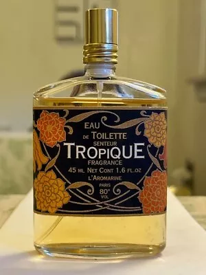 Vintage L'Aromarine TROPIQUE EdT Perfume 50ml/1.6 Oz Made In France (Outremer) • $29.95