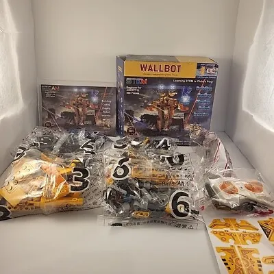 Wallbot Remote Control Robot Controlled Building Kit Open Box Bags Sealed Sticke • $15
