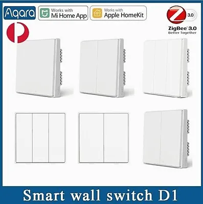 Xiaomi Aqara Smart Switch Wall Panel ZigBee Wireless Light App Control Homekit • $43.52