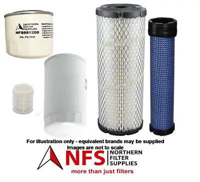 NFS Filter Kit Fits Takeuchi TB228 With Yanmar 3TNV82 Engine • £41.80