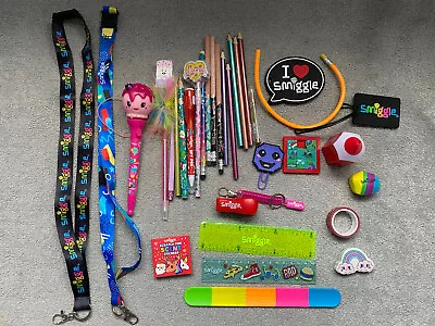 Smiggle Stationery X 34 Items Rulers Lanyards Puzzles Pencils Erasers • £34.99