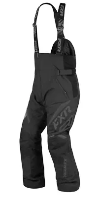 FXR Mens Team FX Snowmobile Pant Bib Black Ops M L XL 2X 3X 4X 5X 6X 220100-1010 • $295.99