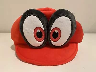 Super Mario Costume Bros Odyssey Red Cappy Mario's Hat Coslay Plush US SELLER • $19.99