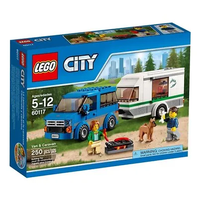 Lego City 60117 Great Vehicles VAN & CARAVAN Adventure Dog Camping Camper NISB • $85.49