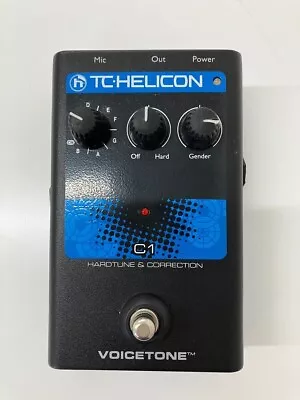 TC-Helicon VOICETONE C1 Vocal Effects Pedal Compact Effecter From JP • $286.99