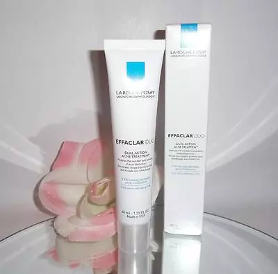 La Roche-Posay Effaclar Duo Dual Action Acne Treatment 1.35oz Benzoyl Peroxide • $22.99