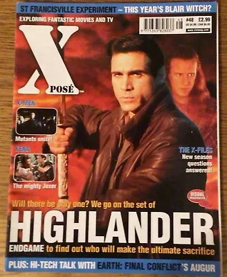 Xpose Magazine 2000 No 48. Endgame Highlander X Files. Ex Condition • £4.99