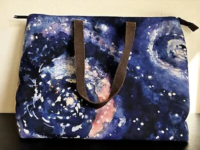 Canvas Tote - Milky Way Galaxy Sport Bag With Straps - Shoulder Bag Tote - READ • $11.50