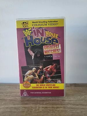 Wwf World Wrestling Federation Coliseum Video  In Your House   Vhs Tape Used.. • $29.95