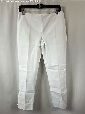 Women's Chico's (00) Smooth Stretch Chic Ankle Pant Basic White- NWT • $9.99