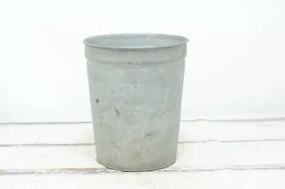 Vintage Floral Shop Flower Bucket Bucket Galvanized Bucket Metal Decor Storage • $32