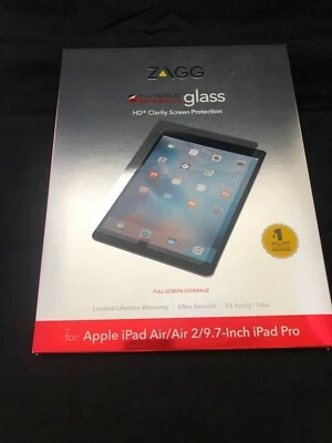 $17.99 • Buy ZAGG Invisible Shield Glass Apple IPad Air/Air 2 9.7 Inch IPad Pro
