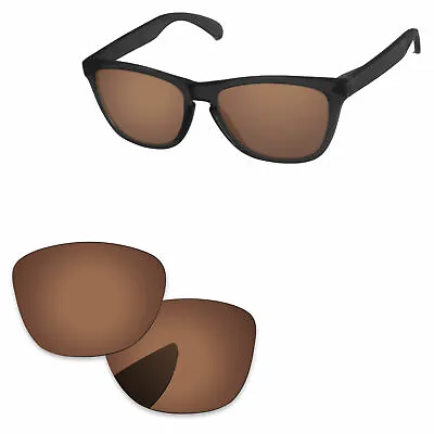 PapaViva Copper Brown Polarized Replacement Lenses For-Oakley Frogskins OO9013 • $14.98