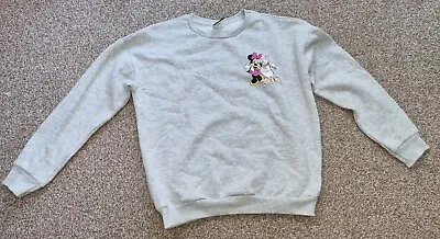 Girls Minnie Mouse And Daisy Duck Jumper 9-10 Years • £2.50